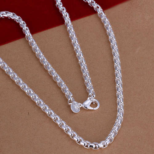 925 Sterling silver filled plain oval link design Necklace with option to add matching bracelet