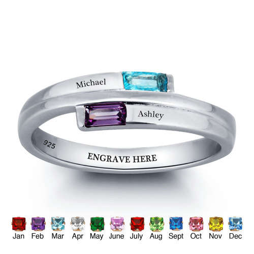 Personalized Rings | 5 Designs and Choice of Birthstones