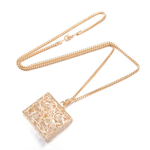 Chunky Ladies filigree pendant with chain included