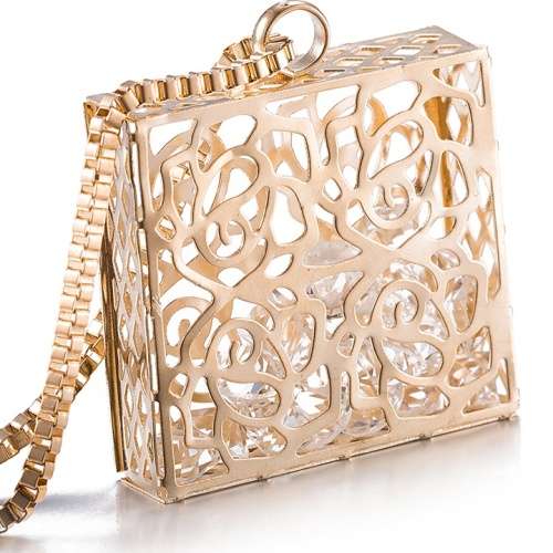 Chunky Ladies filigree pendant with chain included