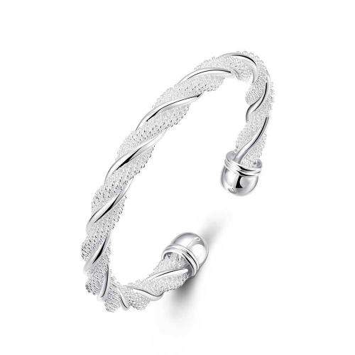 *Local Stock*, New 925 Sterling silver filled Stamped Twist Bangle