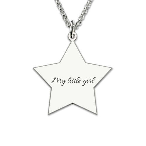 Personalized Sterling Necklace | Picture Engraving | 5 Styles to choose