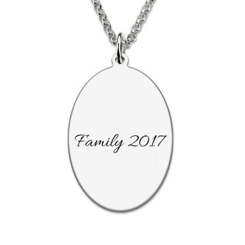 Personalized Sterling Necklace | Picture Engraving | 5 Styles to choose