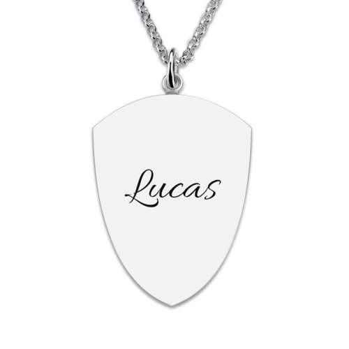 Personalized Sterling Necklace | Picture Engraving | 5 Styles to choose