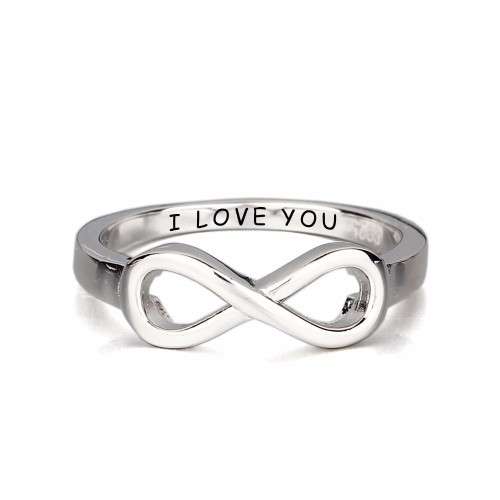 Personalized Infinity Rings | Sizes 5 - 10