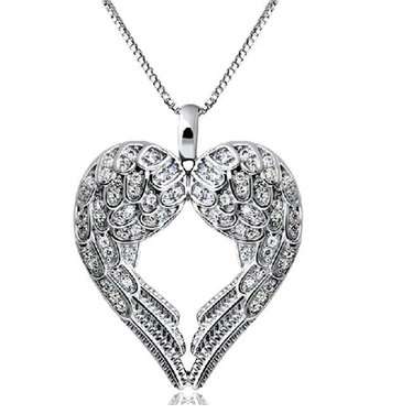 Stunning ladies Angel wing Necklace with FREE chain included