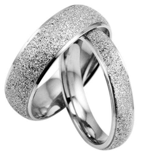 *R350* Local stock, New titanium steel ladies rough surface ring, high polish