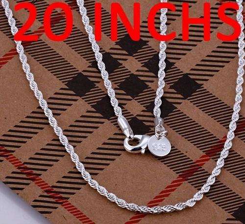 *Local Stock*, New 925 sterling silver stamped filled twist Necklace option to add matching Bracelet