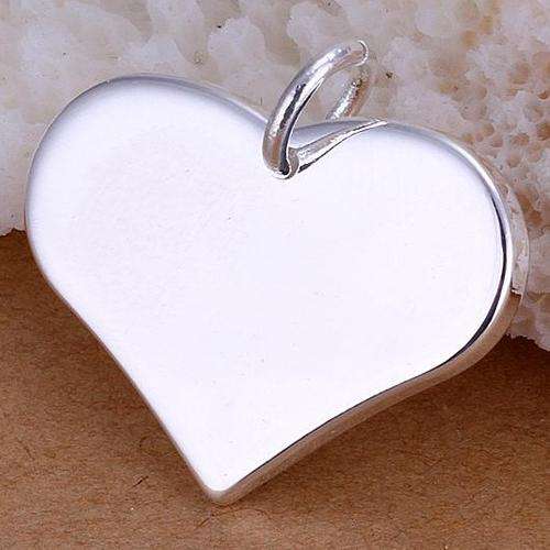 Local stock New 925 Sterling silver filled stamped Heart pendant with FREE chain.