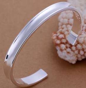 *Local Stock* New 925 sterling silver filled Grooved design ladies Cuff Bangle