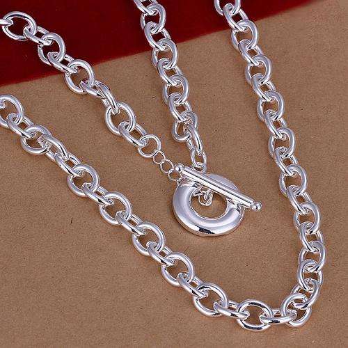 New 925 Sterling silver filled stamped chunky Necklace chain with option for matching bracelet