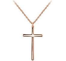 18KRGP Cross with Free Chain