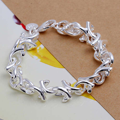 Local stock, New 925 Sterling silver stamped twist design bracelet