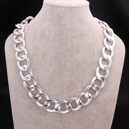 New 18K RGP Chunky high fashion style Necklace, 19mm wide