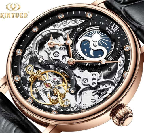 SA Fashion Master Pieces: Genuine leather Handwinding Automatic Mechanical Movement Watch
