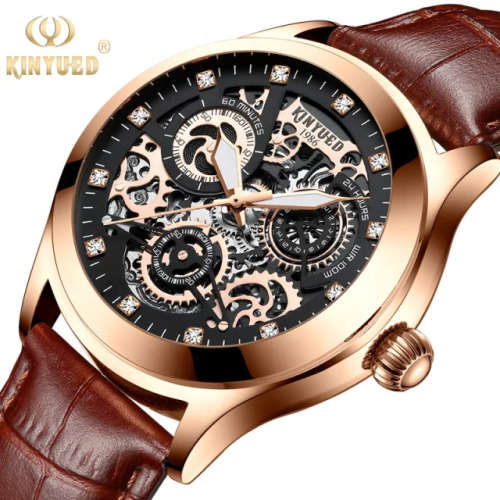 SA Fashion Master Pieces: Genuine leather Handwinding Automatic Mechanical Movement Watch