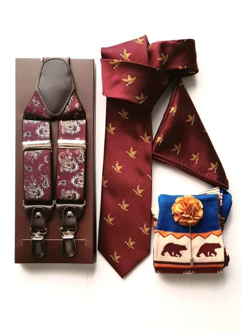 SA Fashion Master Pieces: Gentlemen Tie Accessories combo