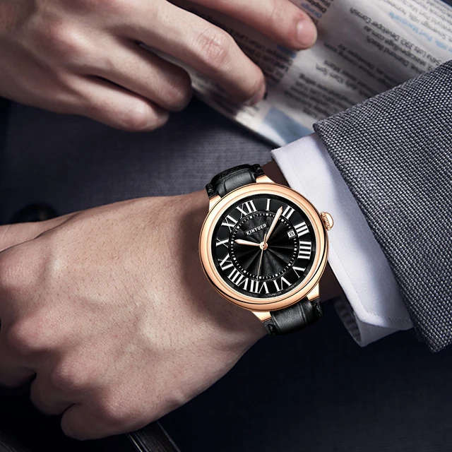 SA Fashion Master Pieces: Genuine Leather Handwinding Automatic Mechanical Movement Watch