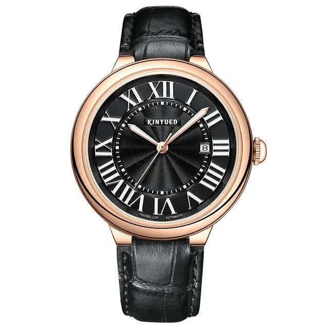 SA Fashion Master Pieces: Genuine Leather Handwinding Automatic Mechanical Movement Watch