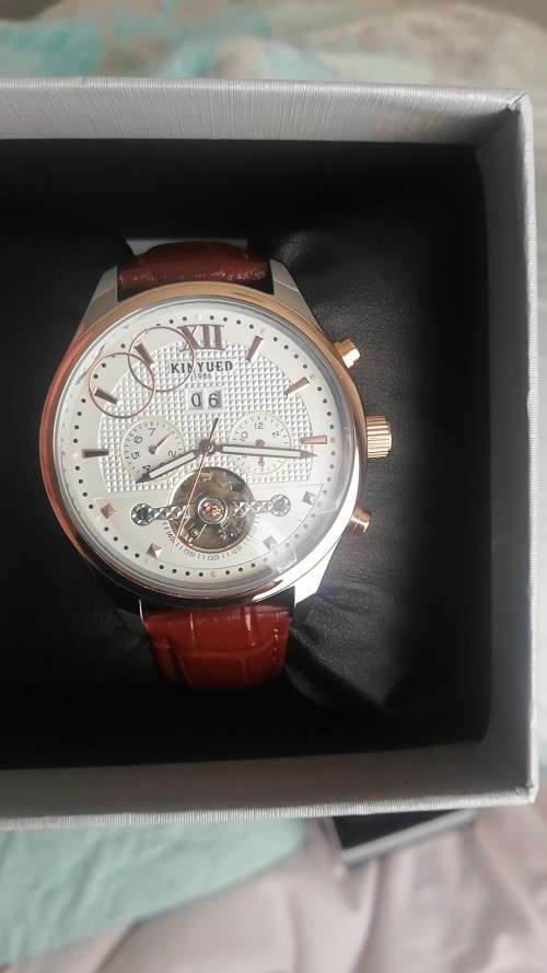 SA Fashion Master Pieces: Genuine leather Handwinding Automatic Mechanical Movement Watch