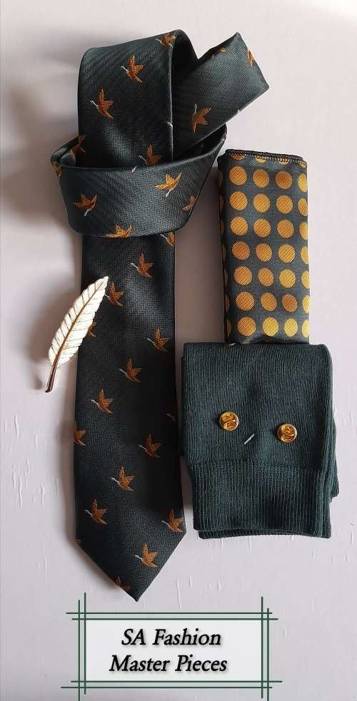 SA Fashion Master Pieces Gentlemen Tie accessories combo