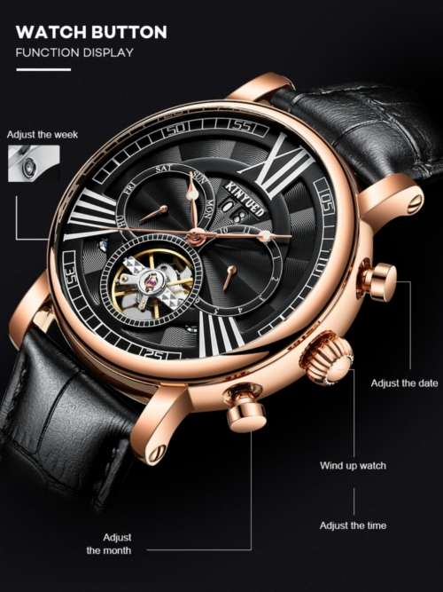SA Fashion Master Pieces: Gentlemen Handwinding Automatic Mechanical Movement Watch.