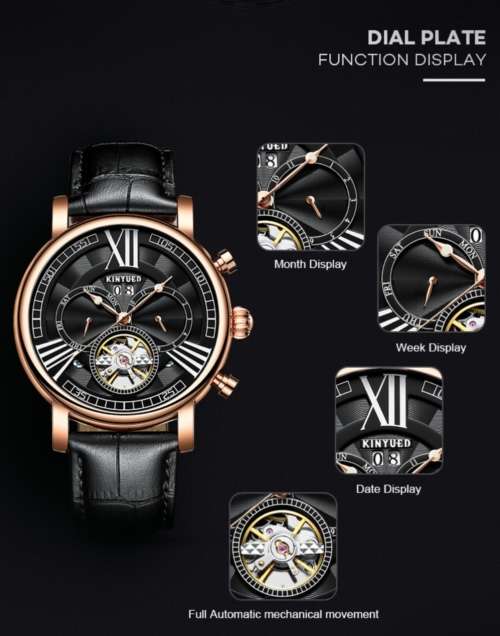 SA Fashion Master Pieces: Gentlemen Handwinding Automatic Mechanical Movement Watch.