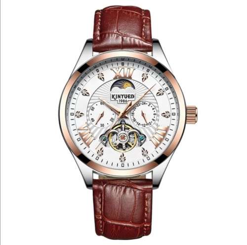 SA Fashion Master Pieces: Genuine leather Handwinding Automatic Mechanical Movement Watch