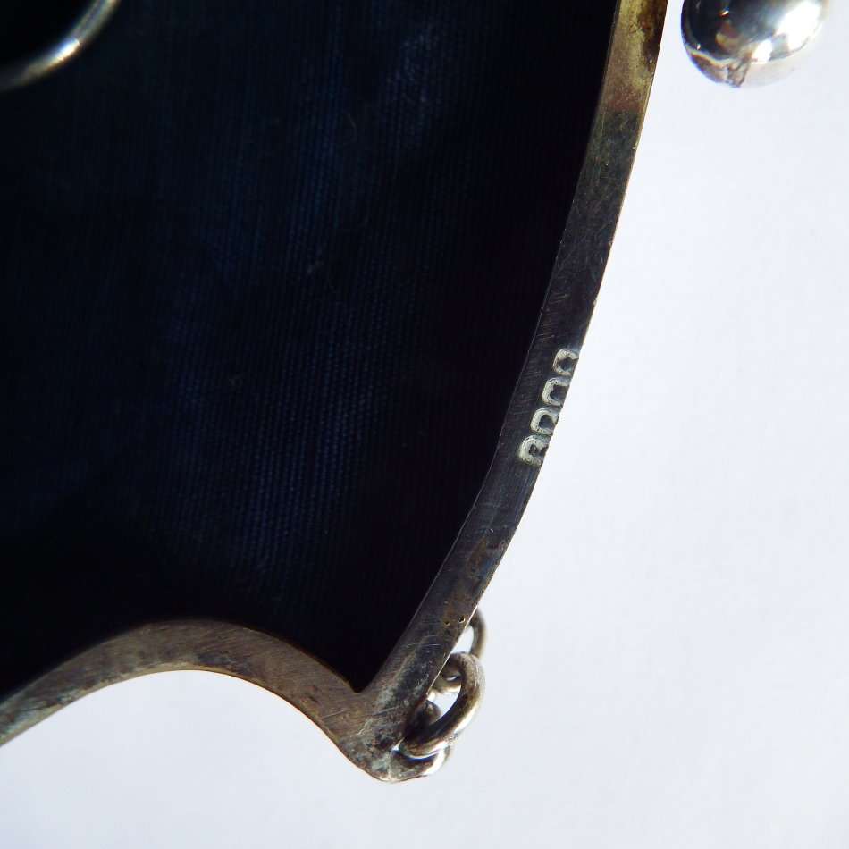 Antique Victorian silver plated 'coin'Purse Ref. JW-14