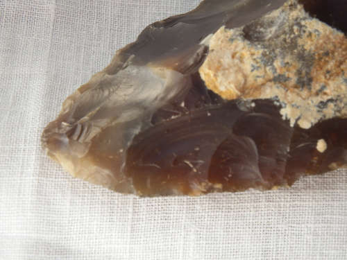 Lower Palaeolithic flint hand axe, around 300,000 years BCE - Ref.# SI/2