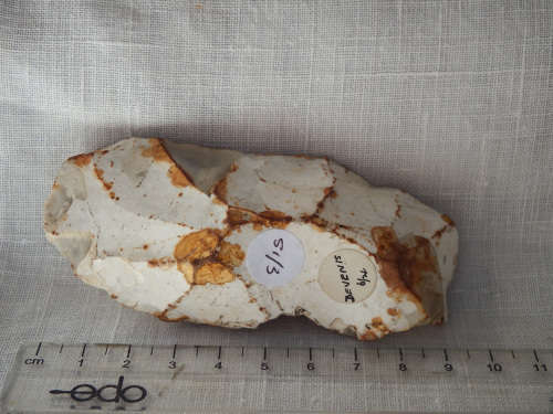 Mesolithic/Neolithic flint hand axe, or scraper? Around 11,600 - 4000 years BCE - Ref. # SI/3