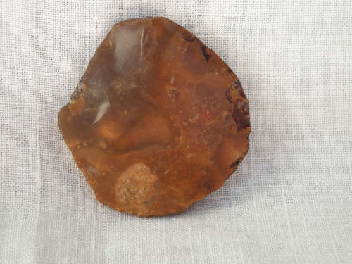 Lower Palaeolithic `Spoon scraper`/Flint slab. 300,000 - 200,000 years BCE -  Ref.# SI/4