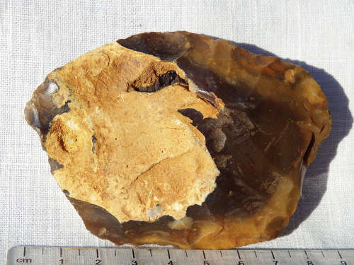 Middle/Lower Palaeolithic flint scraper/hand axe, around 300,000 years BCE.- Ref.# SI/12