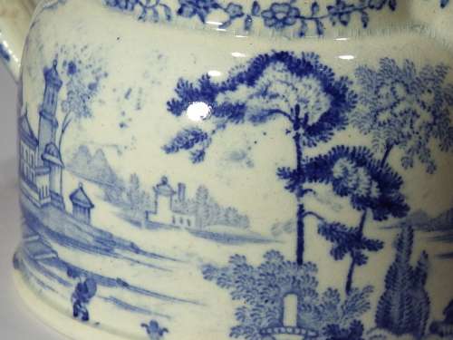 Early transfer printed Cream Jug Circa 1800-1820 Ref. J-27