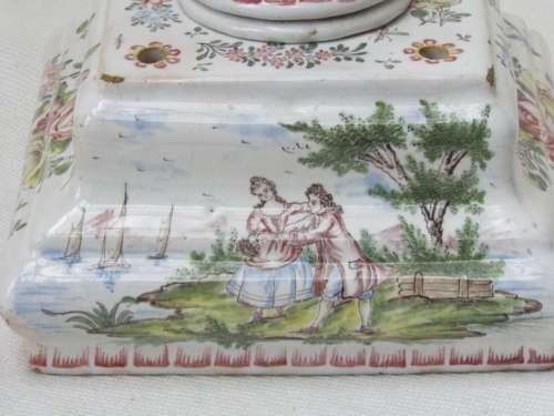 Antique Ceramic Inkstand signed and dated 1894. Ref. OR-37