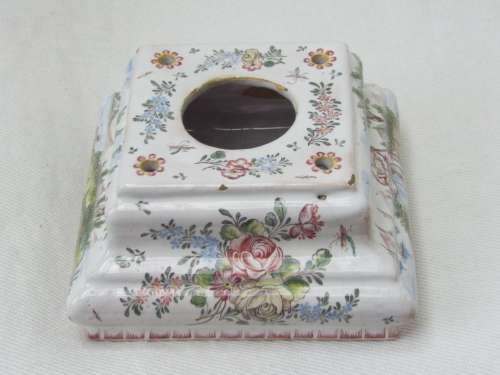 Antique Ceramic Inkstand signed and dated 1894. Ref. OR-37