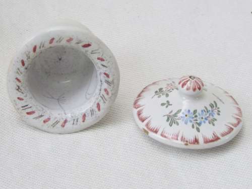 Antique Ceramic Inkstand signed and dated 1894. Ref. OR-37