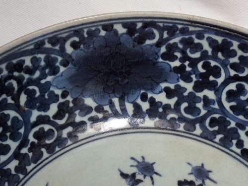 Antique Japanese ceramic Blue and White Bowl Edo period Late 17th Century Ref. B-28