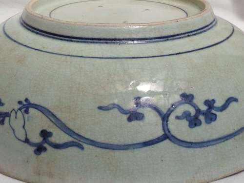 Antique Japanese ceramic Blue and White Bowl Edo period Late 17th Century Ref. B-28