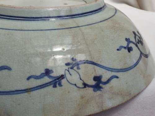 Antique Japanese ceramic Blue and White Bowl Edo period Late 17th Century Ref. B-28