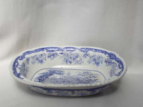 Antique Serving Dish, Mintons Chinese Marine pattern Circa 1830. Ref. B-31