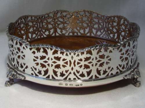 Antique Elkington Silver-Plated Cake Basket c1887. Ref.JW-16