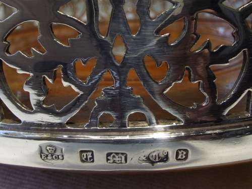 Antique Elkington Silver-Plated Cake Basket c1887. Ref.JW-16