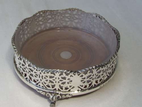Antique Elkington Silver-Plated Cake Basket c1887. Ref.JW-16