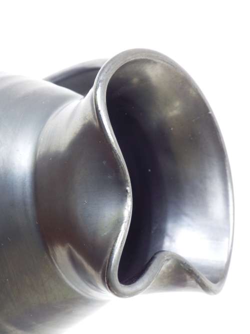 Black metallic lustre Prinknash Abbey  Pitcher Ref. J-29