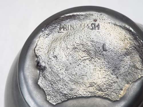 Black metallic lustre Prinknash Abbey  Pitcher Ref. J-29