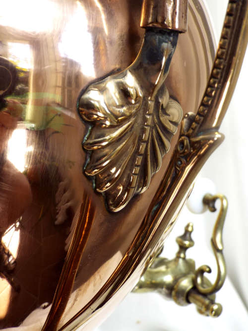 Description: Georgian Copper and Brass Samovar Circa 1835. Ref. MA/35