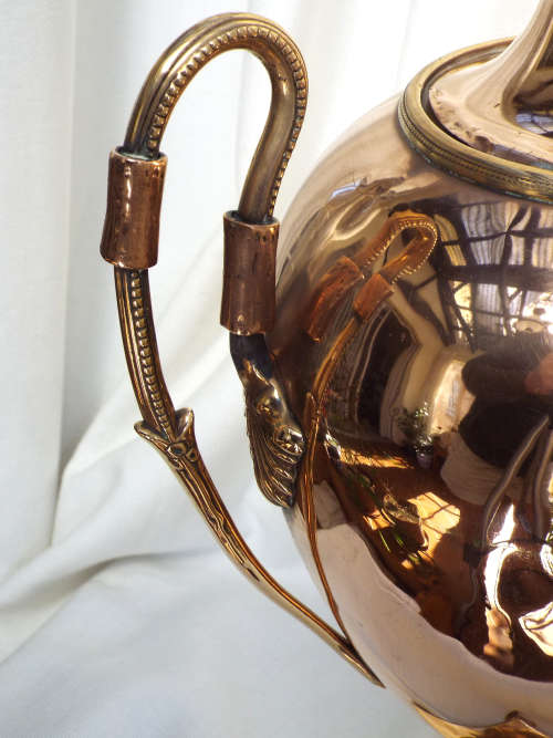 Description: Georgian Copper and Brass Samovar Circa 1835. Ref. MA/35