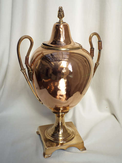 Description: Georgian Copper and Brass Samovar Circa 1835. Ref. MA/35
