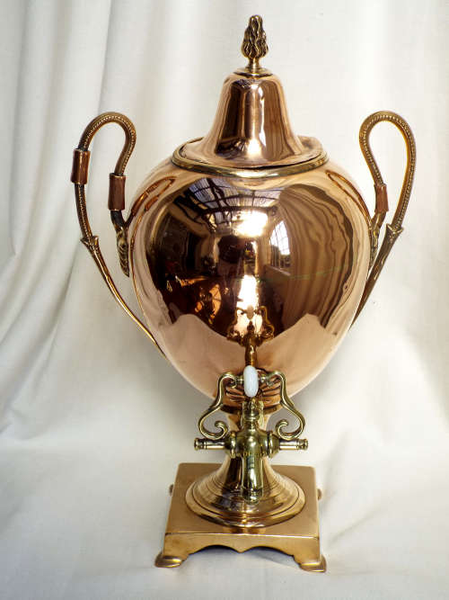 Description: Georgian Copper and Brass Samovar Circa 1835. Ref. MA/35